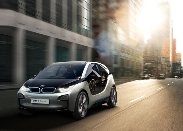 The hotly anticipated BMW i3 electric city car will cost from €34,950 says BMW in a statement. According to Autocar that equates to £25,680 in the UK, including the govt’s £5,000 EV grant. The i3 will launch on 29 July, simultaneously in London, New York and Beijing. The first deliveries start in November.