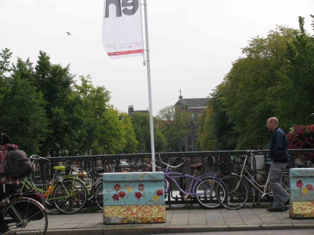 It's virtually impossible to take a picture in Amsterdam without a gaggle of bikes appearing somewhere