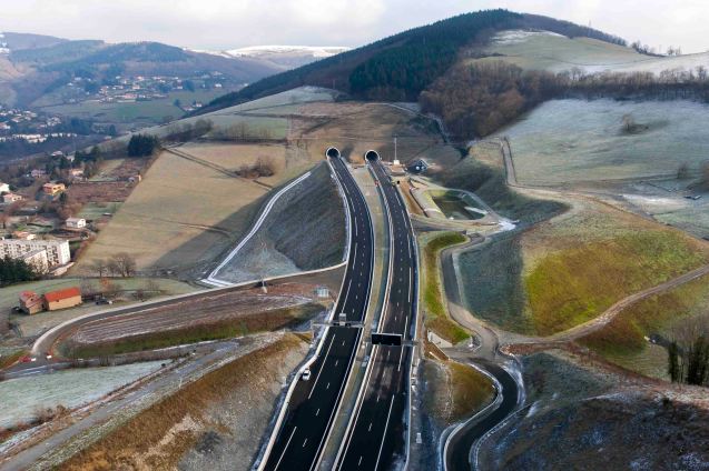A89-Secteur Rhône et Loire-Photographies Aériennes-Décembre2012- France