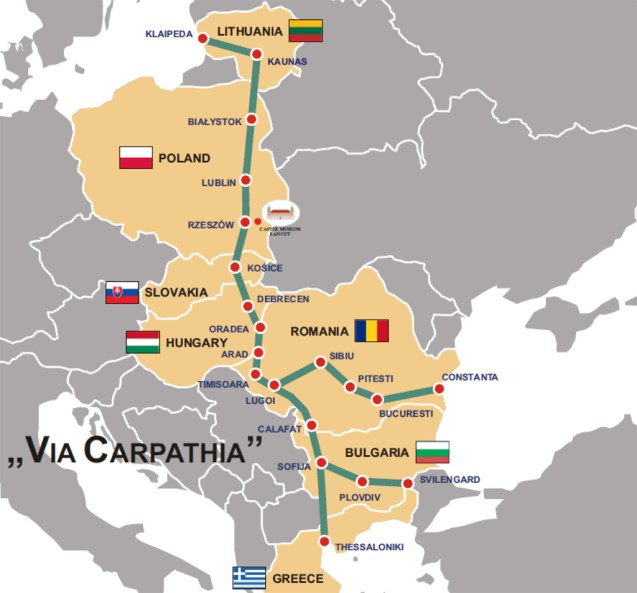 Via Carpathia - seven countries, 1,500 miles.