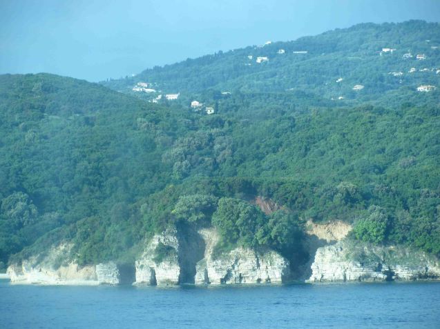 Corfu through the porthole.