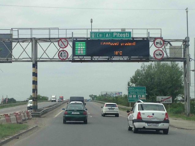 The A1 Bucharest-Pitesti. 