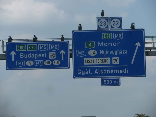 Stopping to buy vignettes has effectively replaced border controls to the point there’s no net benefit these days to the Schengen Area on transcontinental journeys. But since in Hunagry, Austria, Slovenia, Switzerland, etc, etc they are available at garages you can double up with a fuel stop to save some time. Once achieved though the smooth and straight Hungarian motorways are uniformly excellent though and brisk too with a 130kmh limit. It’s xxkm to Budapest then xx km west to the Austrian border with only soon to be complete road works on the connecting section to slow us down.