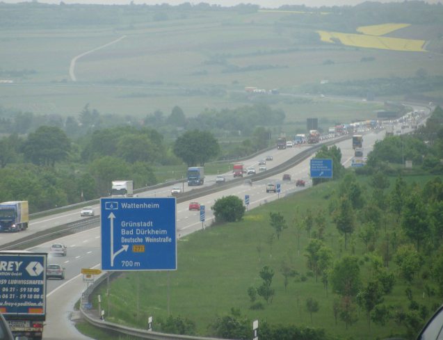 Autobahn: the lure of derestricted autobahn entices many but while it’s not strictly true that they are steadily being outlawed a combination of road works, heavy traffic and dual carriageway in many places will slow you down. If it rains it’s max 130kmh.