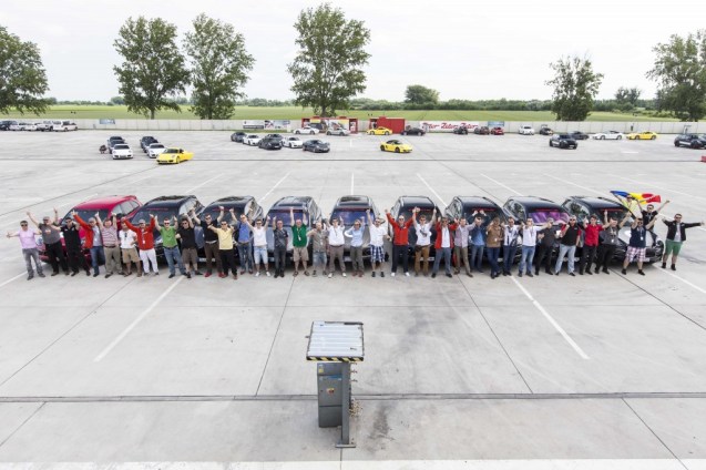 Then it's time for the results. In first place the Hungarians, followed by the Moldovans with the Ukranians in third.