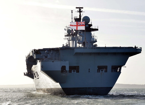 HMS Illustrious. Photo via www.royalnavy.mod.uk