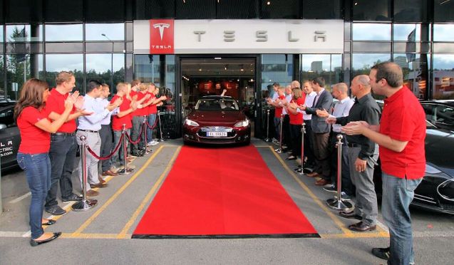 Tesla Model S. It's here.