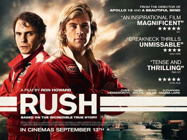 The most hotly anticipated film of 2013 for petrolheads  - Rush - is due out in nearly a month! 