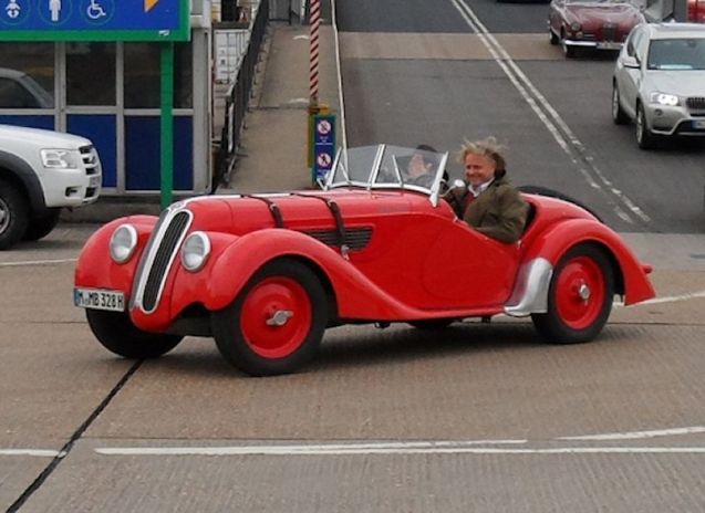 Glamorous group travel. MyFerryLink hosted a group of German BMW enthusiasts enroute to Goodwood this weekend, including this rather delicious 328. So far so good but it did catch our eye on the accompanying press release that MyFerryLink provided a ‘private area on board the ship and tailored menu options’. For more info email groups@myferrylink.com