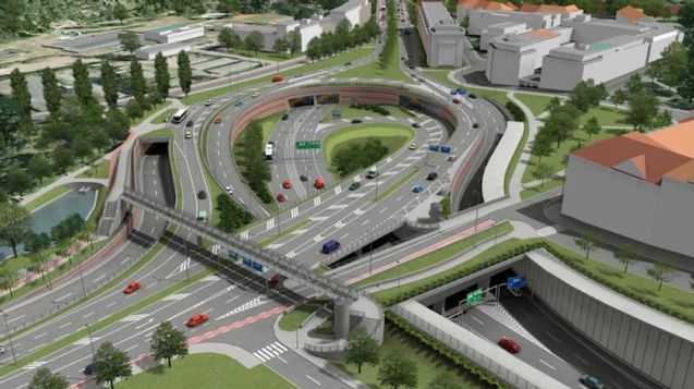 Prague. Three major leaks, massive cost overruns, unauthorised construction, uncovered archaeology, undermined buildings and now, it was announced earlier this week, a police investigation into its finances. The Blanka Tunnel Complex has enjoyed a gestation fairly typical for any massive infrastructure project. When it opens next Spring however the Blanka Tunnel Complex, three consecutive tunnels completing the Prague Inner Ring in the north west of the city, bypassing the historic centre, will contain Europe’s longest city tunnel, at 3.09km. For more see www.tunelblanka.cz. 