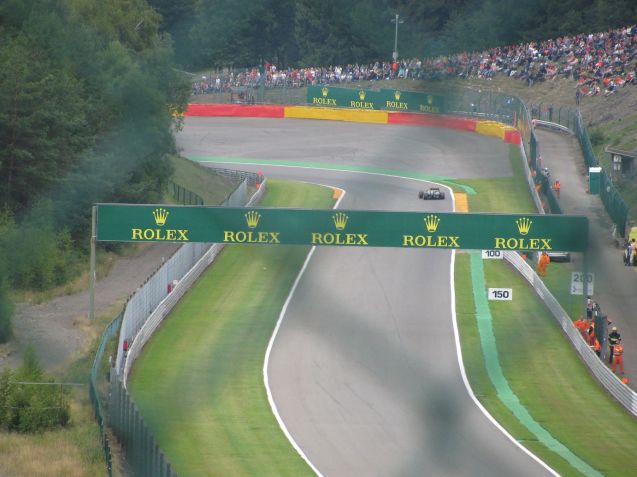 More or less the same place but looking down towards Pouhon.