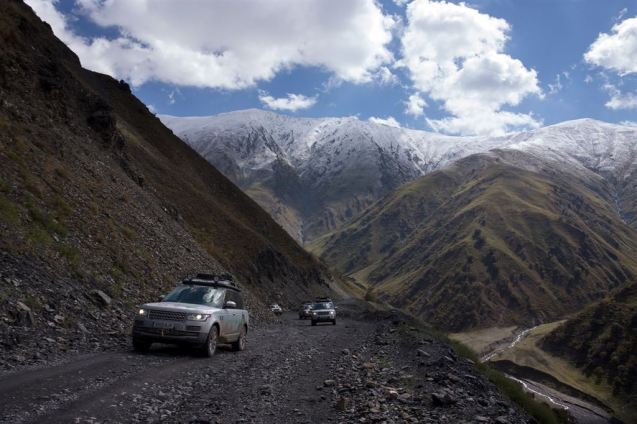The landscape of Kazakhstan (the same size as Western Europe) and Uzbekistan varies enormously. From over 400ft below sea level in the east to well over 20,000ft in the west, with desert, lowland and plateaus in between. And they are not even at the Himalayas yet.