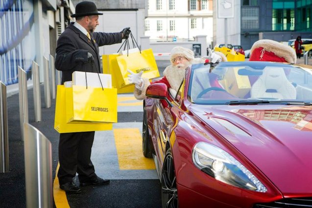 Rather than wait for the postman – or, indeed, Santa – Selfridges customers can now pick up their online purchases themselves. The world’s first ‘Fashion and Retail Drive Through’ has just opened, at the back of the Oxford Street store. You don’t even need to get out of the car. 