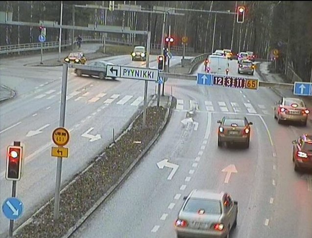 Finland: the A12 at Tempere in south west Finland earlier today. Picture via 
