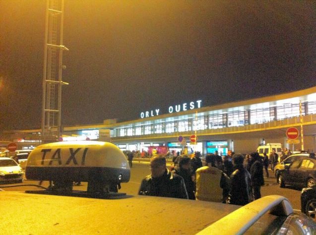 PARIS TAXI STRIKE: no sign so far of any disruption on the roads but up to 1,000 taxis are expected to clog roads from the major airports during rush hour this morning in cities across France.