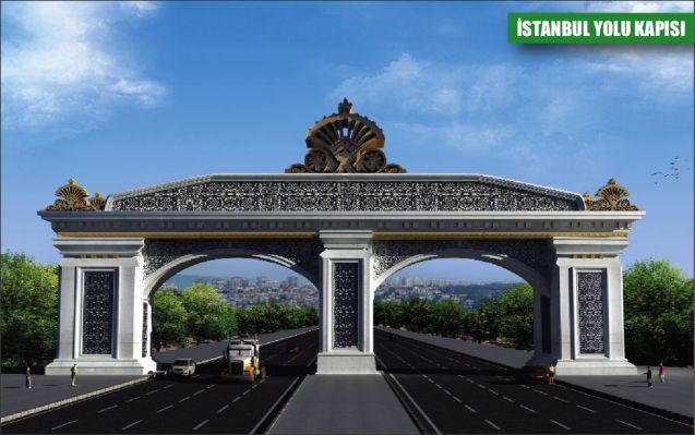 Ankara Gates: five huge gates are in the process of being over the five highway entrances to Turkey’s capital. All different, inspired by the Ottoman style, all with a Welcome sign and clock tower at the top, stone and marble clad, the 25m high gates are named after the places where the roads start/finish: Eskisehir, Konya, Istanbu, Samsun and Esenboga (airport). Building is on-going and could be complete within the next two months. Ankara mayor Melih Gokcek celebrates twenty years in power in 2014.