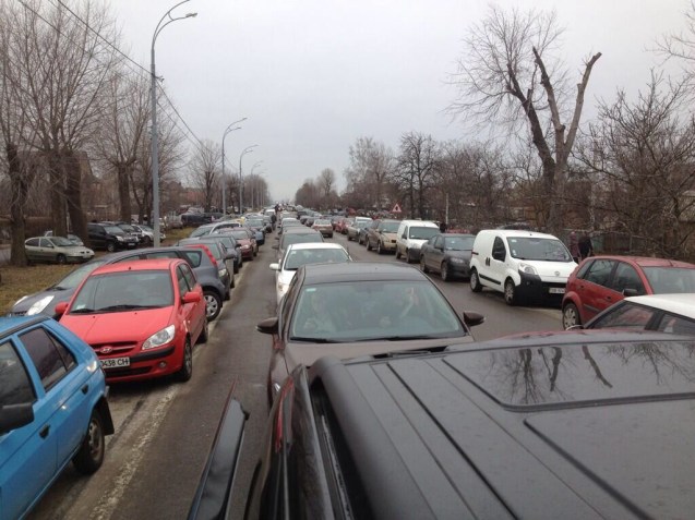 Traffic jams stretched to former President Yanukovych’s lavish residence Mezihyria beside the Dnieper river just outside Kyiv - and served by its own brand new motorway - as the doors were thrown open to the public yesterday morning.