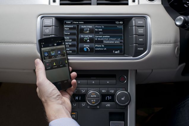 Land Rover In-Control App.