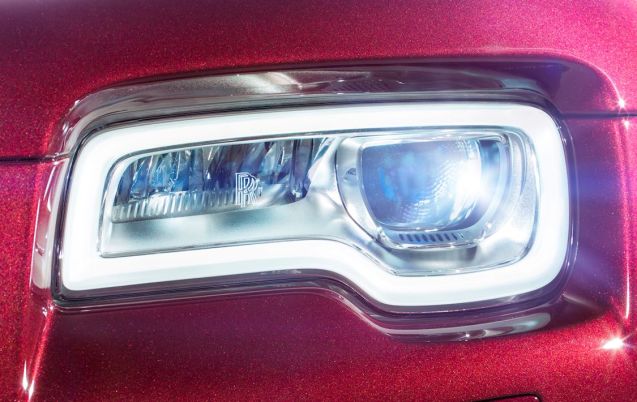 The headlights in the Rolls Royce Ghost Series II, unveiled in Geneva this week, feature 'glare-free' technology. Naturally the company doesn't go into the tawdry details of exactly how the technology works, but the effect is to sense oncoming lights and dim automatically to avoid dazzling other drivers.  