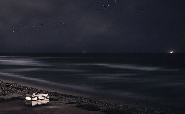 Cascais: 'Portugal is one of the few places in Europe where you can still stay on the beach overnight,' says Italian photographer Alessandro Puccinelli in the latest Mercedes-Benz web special 'Ocean Calling: 48 Hours in Lisbon'.