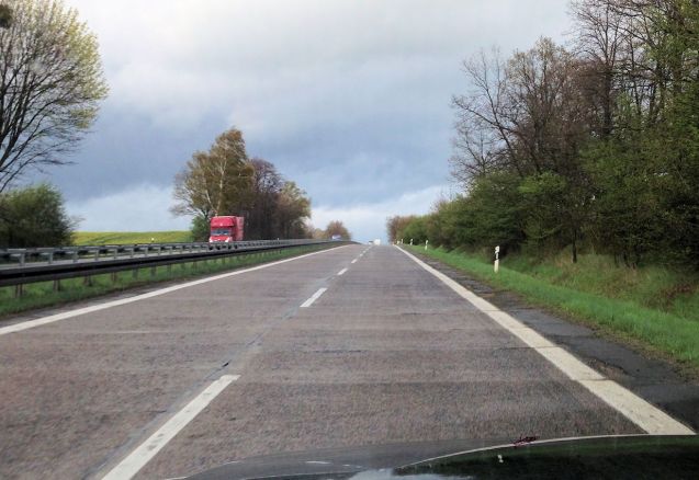 The A11 Berlin-Szczecin northbound between J5-4. Photo @DriveEurope