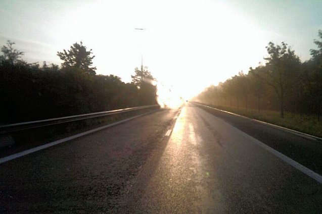 Belgium, this morning. Expecting a much quieter day on the roads today, and better weather. Photo via @DRSTransport