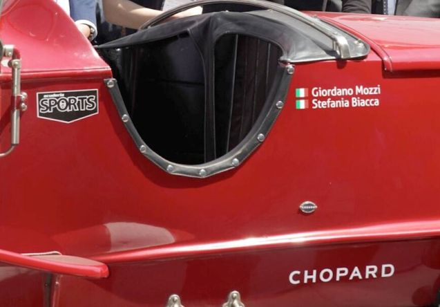 Mille Miglia 2014: The overall winners were Stefania Biacca and Giordano Mozzi in a 1928 Lancia Lambda Tipo 221 Spider. 