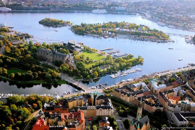 Stockholm: 57 bridges connect the 14 islands on which the city is built. Photo via @VisitStockholm