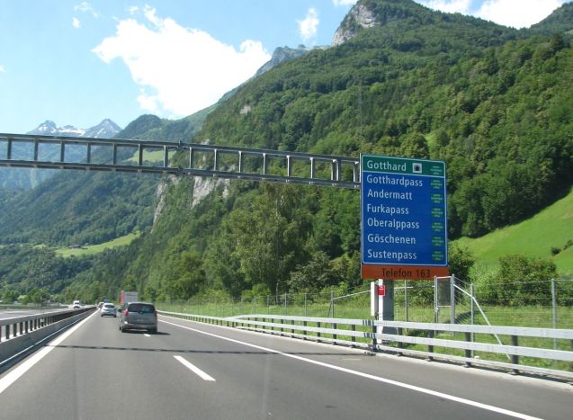 Get to Andermatt from Switzerland’s main north-south A2 motorway from Goschenen, junction 40, just north of the Gotthard Tunnel.