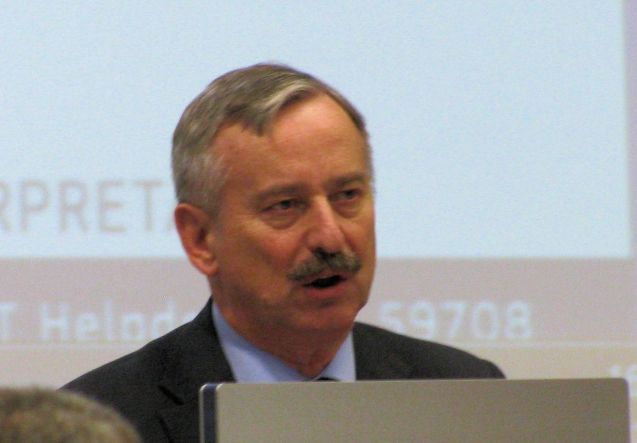 The European Commssion's Transport Commissioner Siim Kallas. A recent article in a shipping magazine called him 'non-interventionist'. The 