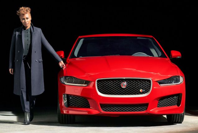 A first look at Jaguar's imminent XE compact sports saloon, to be launched at a high-profile, star studded in London on 8 September.