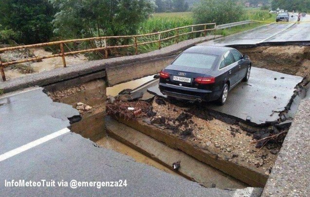 A second lot of devastating floods in as many months hit Bosnia last night, this time mainly affected the north and east of the country.
