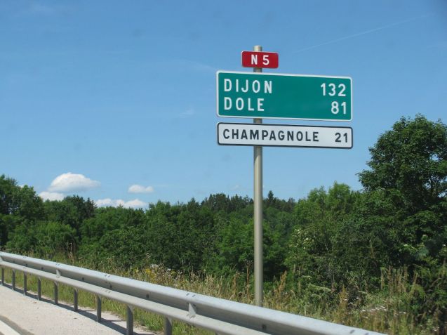 Route National 5: Geneva-Dijon. More later.