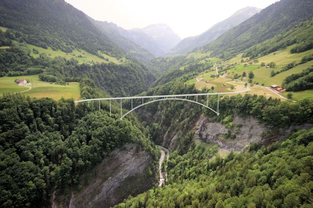 A spectacular new bridge will open up an interesting corner of east Switzerland. More later.