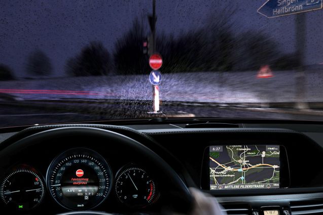 Mercedes' new wrong way driving system 