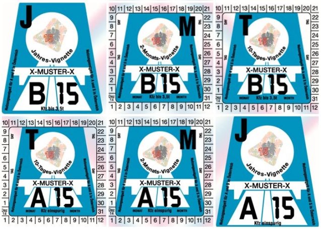 Azure: new Austrian vignette. Prices rise slightly. More later.