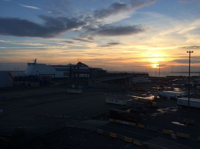 Hull: P&O's Rotterdam boat leaves from a separate berth.