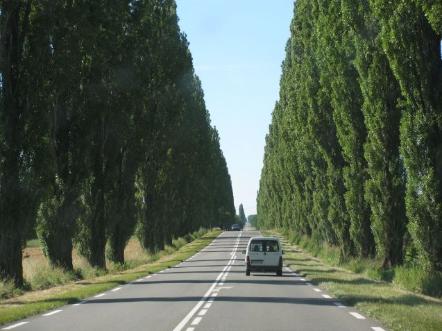 Route Nationale 5, (Geneva)-Dijon, near Dole.