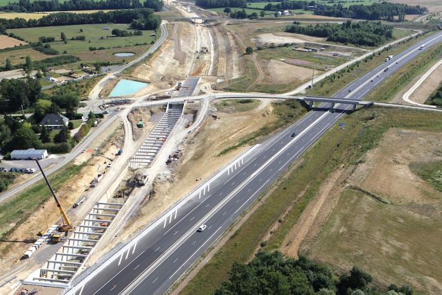 A10 Paris-Bordeaux: currently disrupted by works on the parallel LISEA high speed rail line but set to finish next year.
