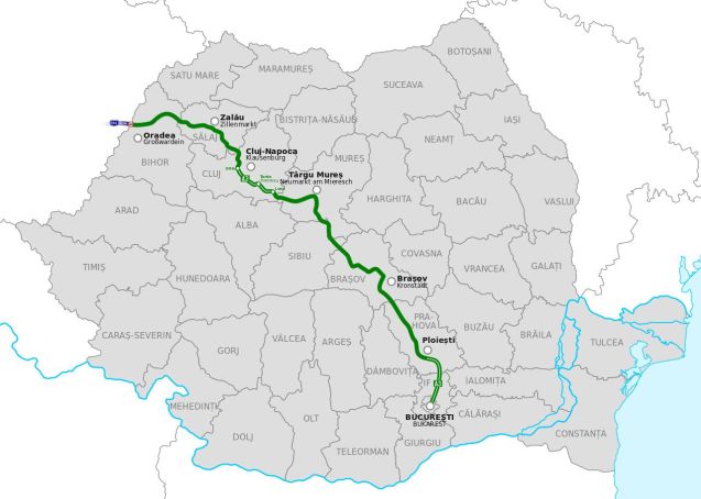 A3 Transylvania Highway. Picture via Wikipedia.