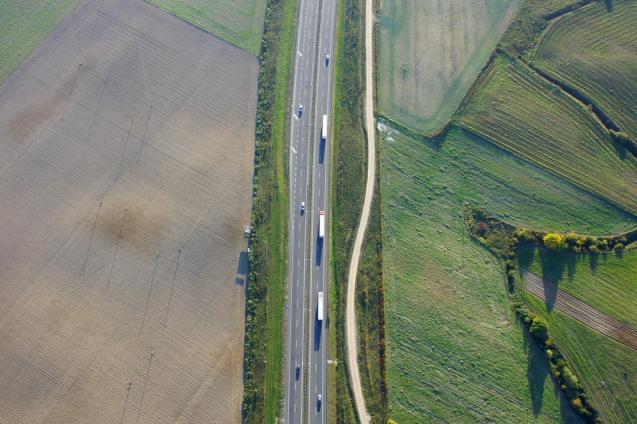 Poland: a stretch of Berlinka, the original Berlin-Konigsberg (Kaliningrad) autobahn. More later.