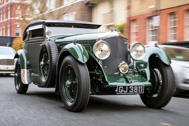 Bentley Blue Train: a star of this week’s Retromobile Show in Paris, starting today, is this 1930 Bentley Speed Six, owned by three time Le Mans winner - and Bentley chairman - Captain Woolf Barnarto, one of the original Bentley Boys. The same year the car was delivered he accepted a wager to not only race the famous Blue Train back to Calais from Cannes but to also be in his London club before the train arrived at the Channel. Leaving at 17:54, after finishing his drink, Barnato made it with four minutes to spare just after 15:30 the next day at an average speed of 43mph over the 940 miles. The 6.6 litre, straight six engine developed 180bhp and topped out at 100mph. 