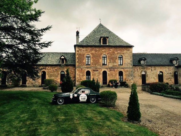 Jean-Luc Durand and Francois Marbeck in a 1961 Lotus Elite