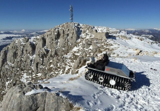 Prince Albert II of Monaco was among those testing the new prototype Venturi Antarctica in the French Alps. More later.