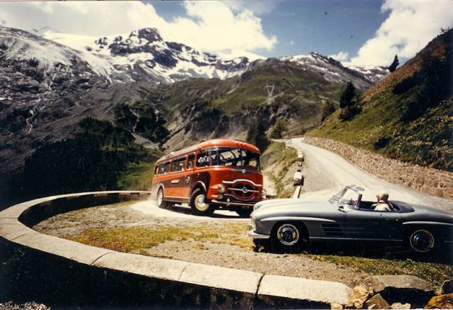 David Douglas Duncan's 'Secret SLS' Mercedes-Benz prototype. More later. 