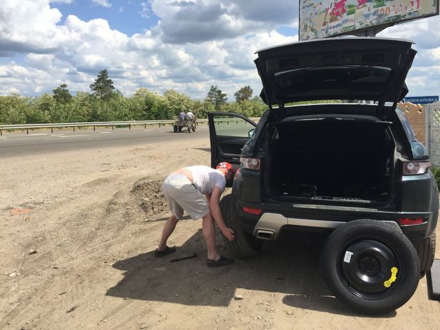 We had good reason to think we could get a replacement for our specialist tyre in Ukraine and we did. More later.