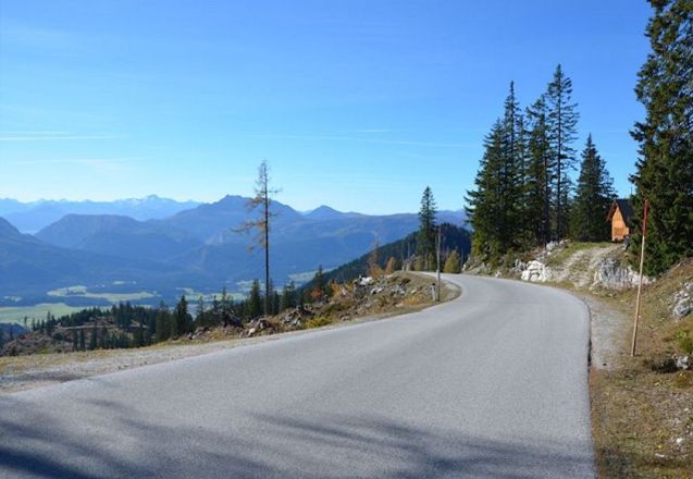 It’s not that high in the scheme of things at 1586m (5203ft), nor that steep at 9%. It really doesn’t look all that great from the photos either but Tauplitzalm Alpenstrasse must have something going for it since it was a feature road on this year’s monied and storied Ennstal Classic. With most of Austria’s famous mountain roads within easy reach they must have good reason to come here. Tauplitz is a toll road - €9.80 for a car, €5 for a motorbike - and open all year round, at the Liezen end of the B145 from Salzburg, running in a loop between Bad Mittendorf and Tauplitz village. Find it on PassFinder or see more at Alpenstrasse.at