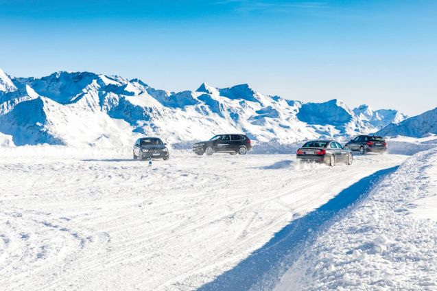 BMW has been running winter driving courses at Solden in Austria since 1990. At 2800m – 9000+ft – the firm is undoubtedly correct to call it the ‘highest driver training centre in the world’. The Otztal Glacier Road is not just the highest paved road in the Alps but stays open all year too (see more open all year high mountain roads). It was also where scenes from James Bond’s Spectre were filmed earlier this year. A wide selection of vehicles from the BMW line up is available – ‘from M4 to X5’ – with courses tailored to beginners, advanced and professionals. Prices start at €410 per person for a half day course rising to €1690 for two nights-three days, staying at the Das Central hotel in Solden. BMW also has a winter driving centre at Arjeplog in Sweden with three and five day courses, from €2290pp. See more.