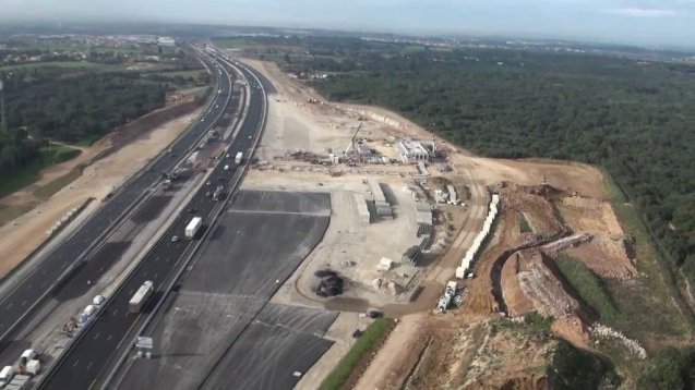 An update on A9 at Montpellier - France's biggest and dustiest motorway project. More later.