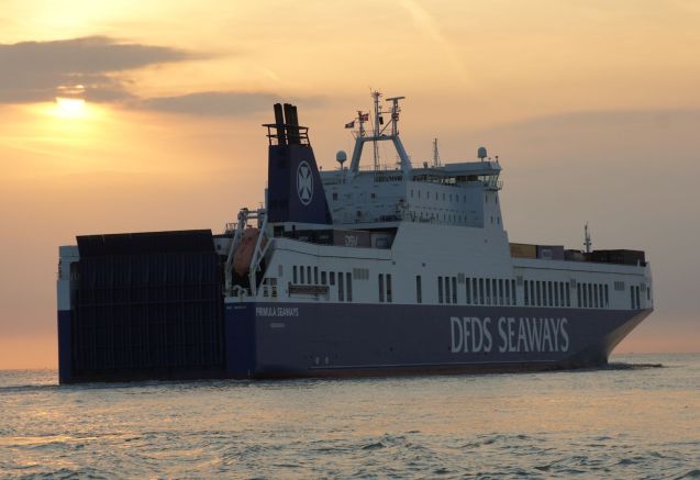 DFDS primula Seaways, one of the ships use don the Immingham-Brevik route. Photo DFDS Seaways